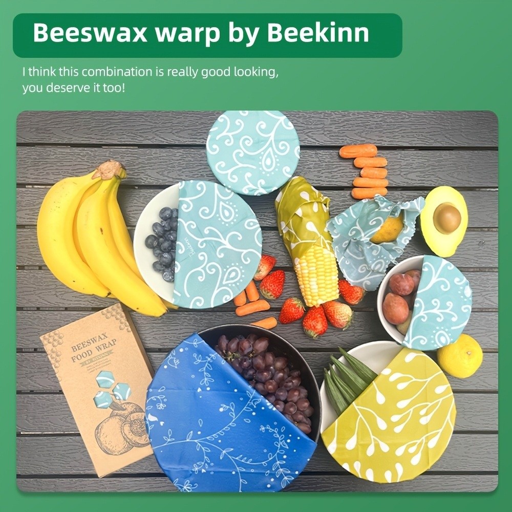 9 قطع من أغطية الطعام المصنوعة - مراجعة Beeswax Food Cover وسعره
