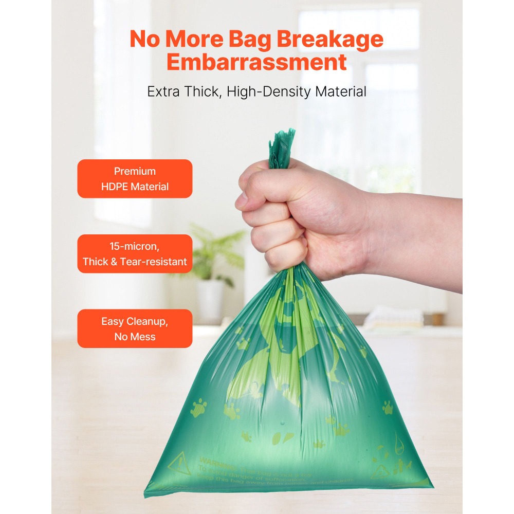 أكياس فضلات الكلاب، 270 قطعة،  - مراجعة Biodegradable Bin Liner وسعره